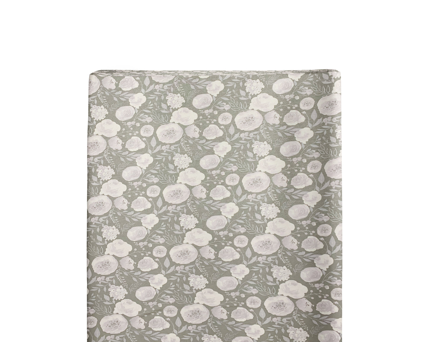 Changing Pad Cover | Gray Floral - One Kind Clothing, LLC