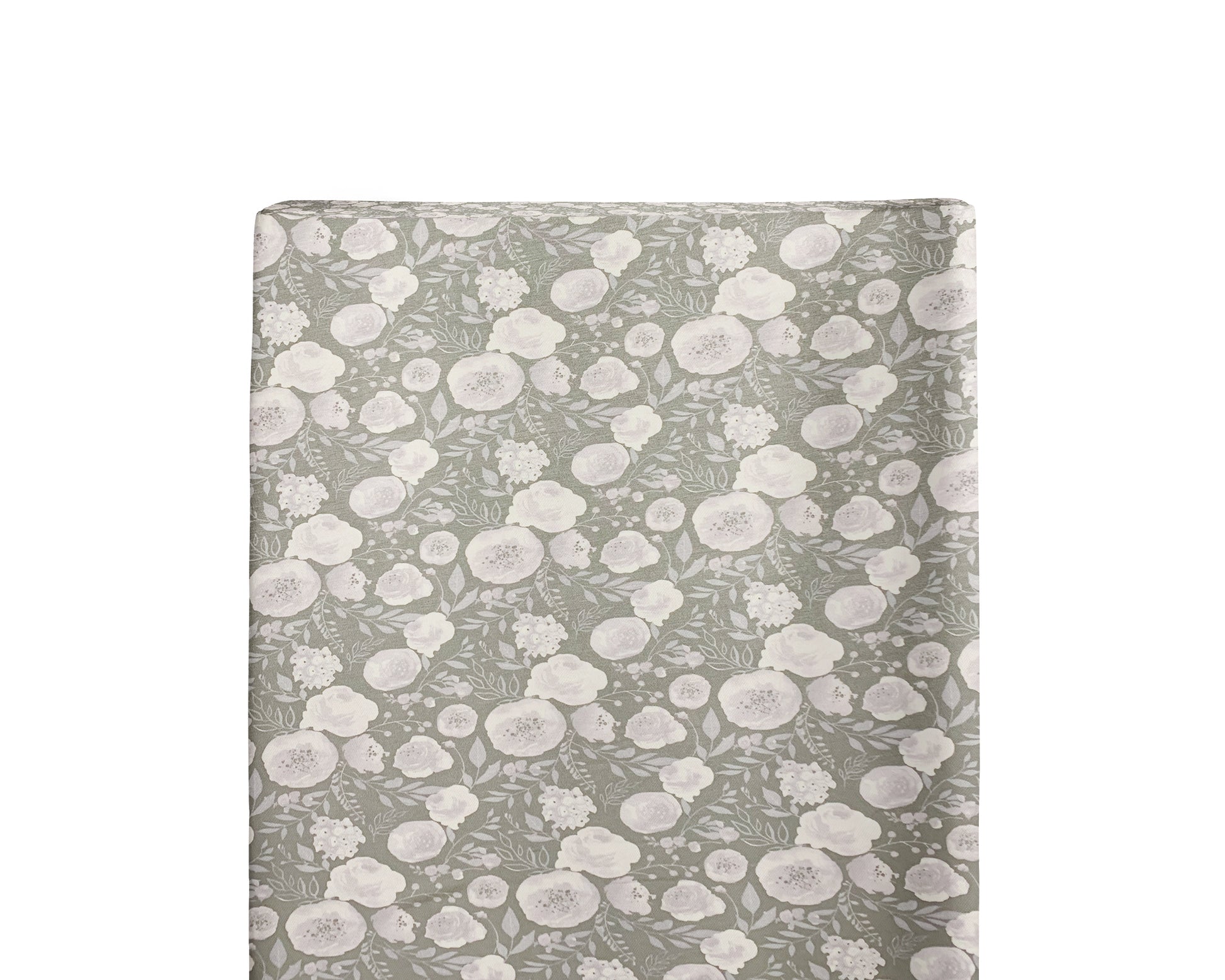 Changing Pad Cover | Gray Floral - One Kind Clothing, LLC