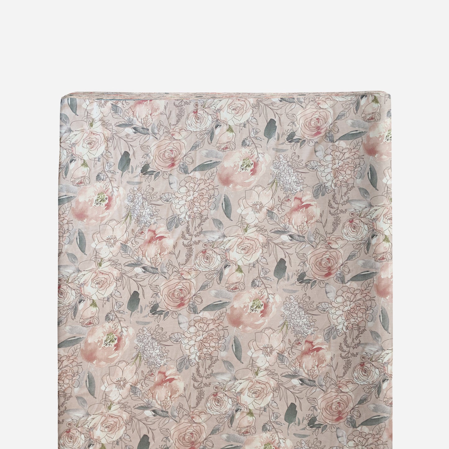 Changing Pad Cover | Pink Floral - One Kind Clothing, LLC