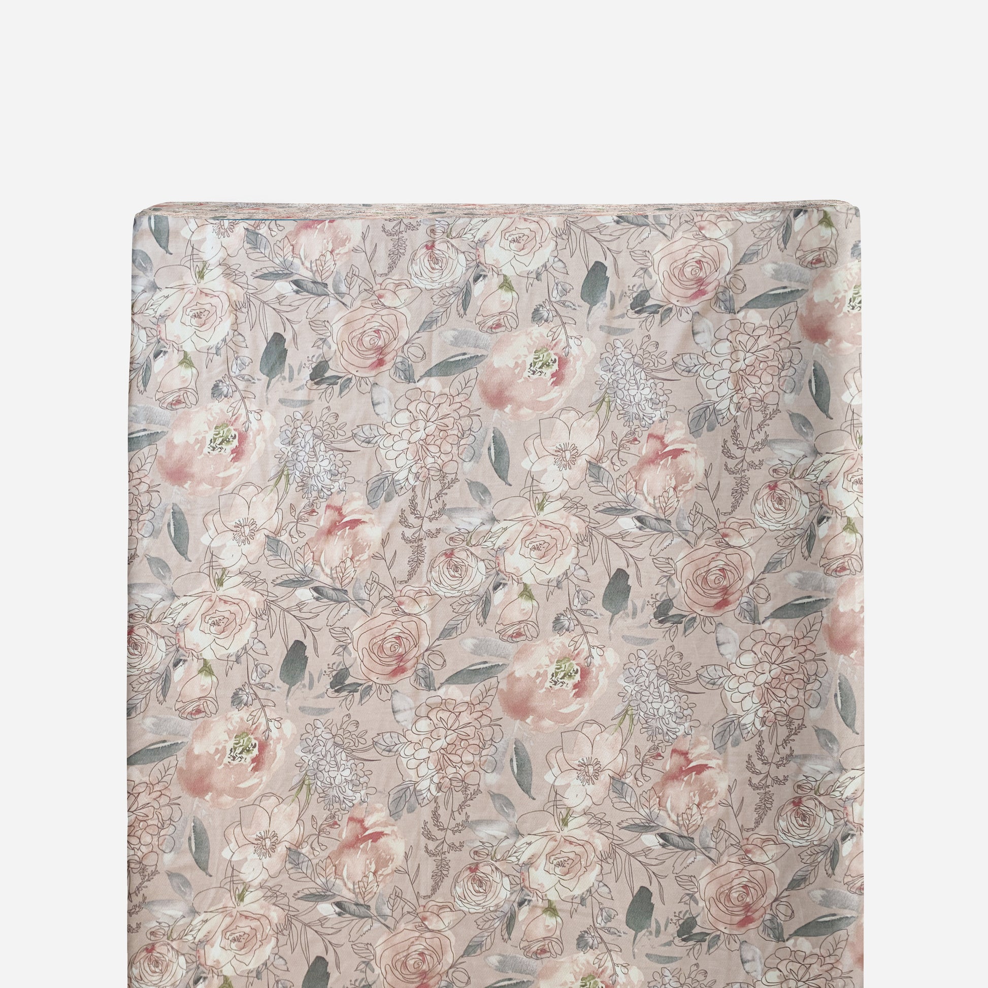Changing Pad Cover | Pink Floral - One Kind Clothing, LLC