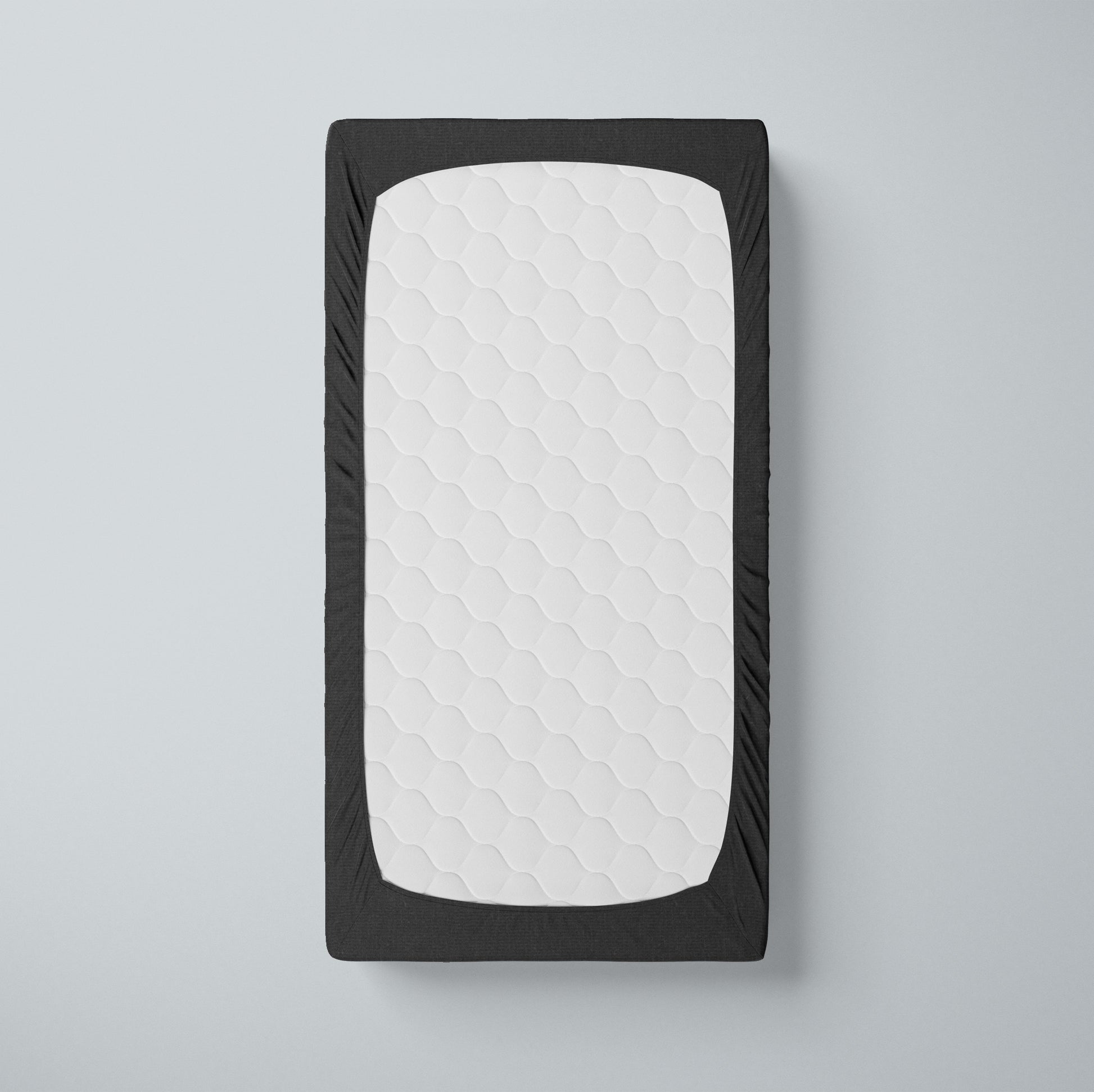 Mini Crib / Pack N Play Sheet | Black - One Kind Clothing, LLC