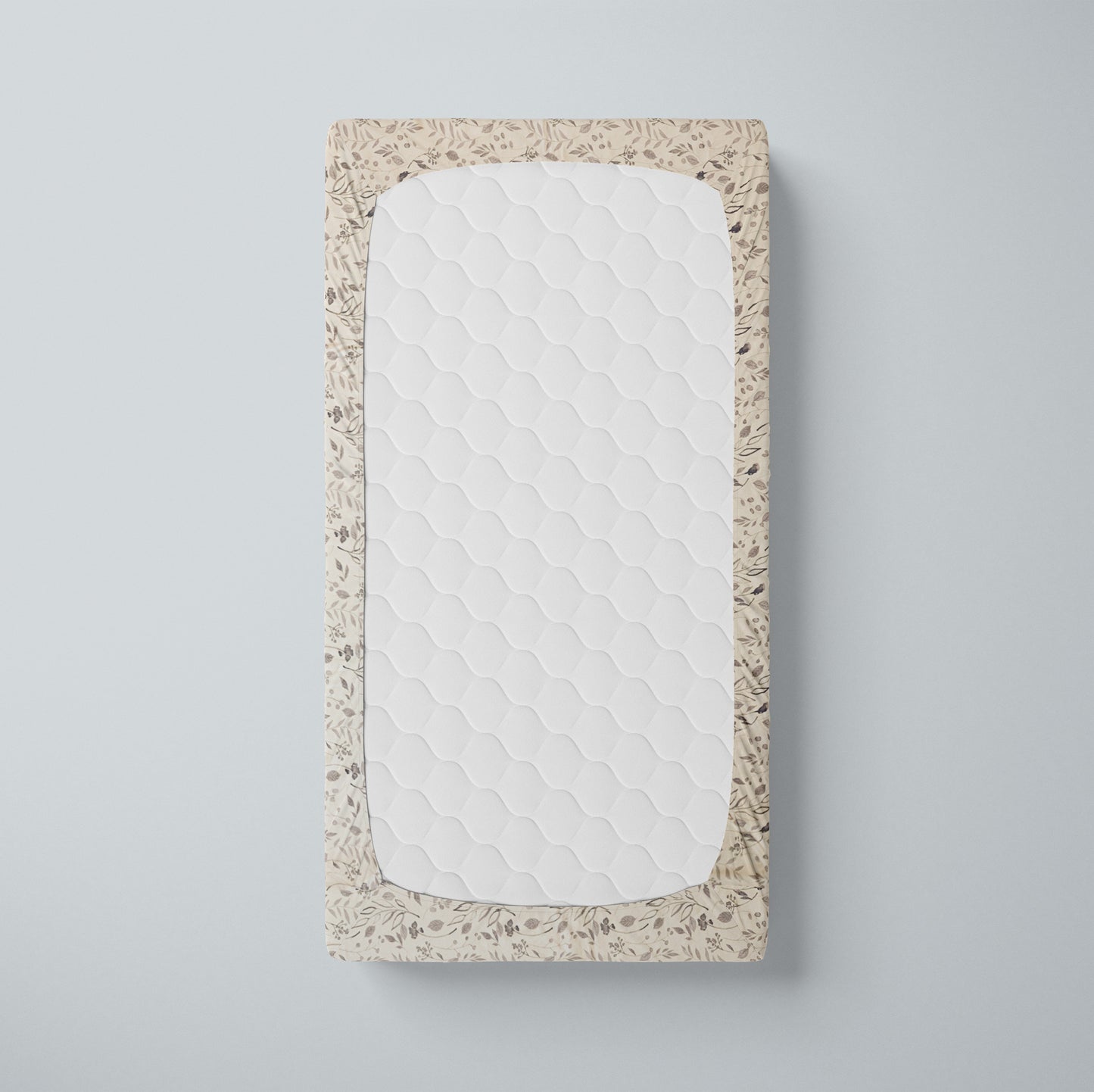Crib Sheet | Yellow Floral - One Kind Clothing, LLC