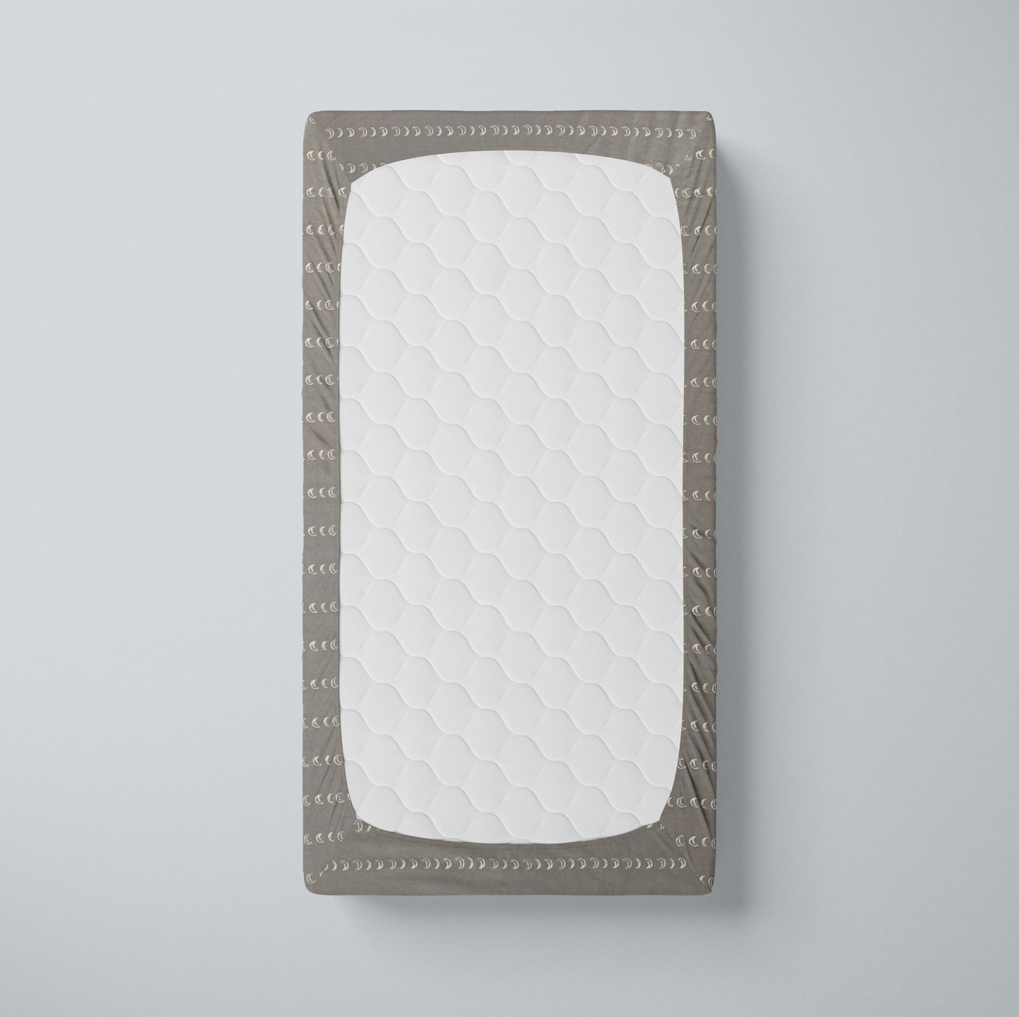 Mini Crib / Pack N Play Sheet | Moons - One Kind Clothing, LLC