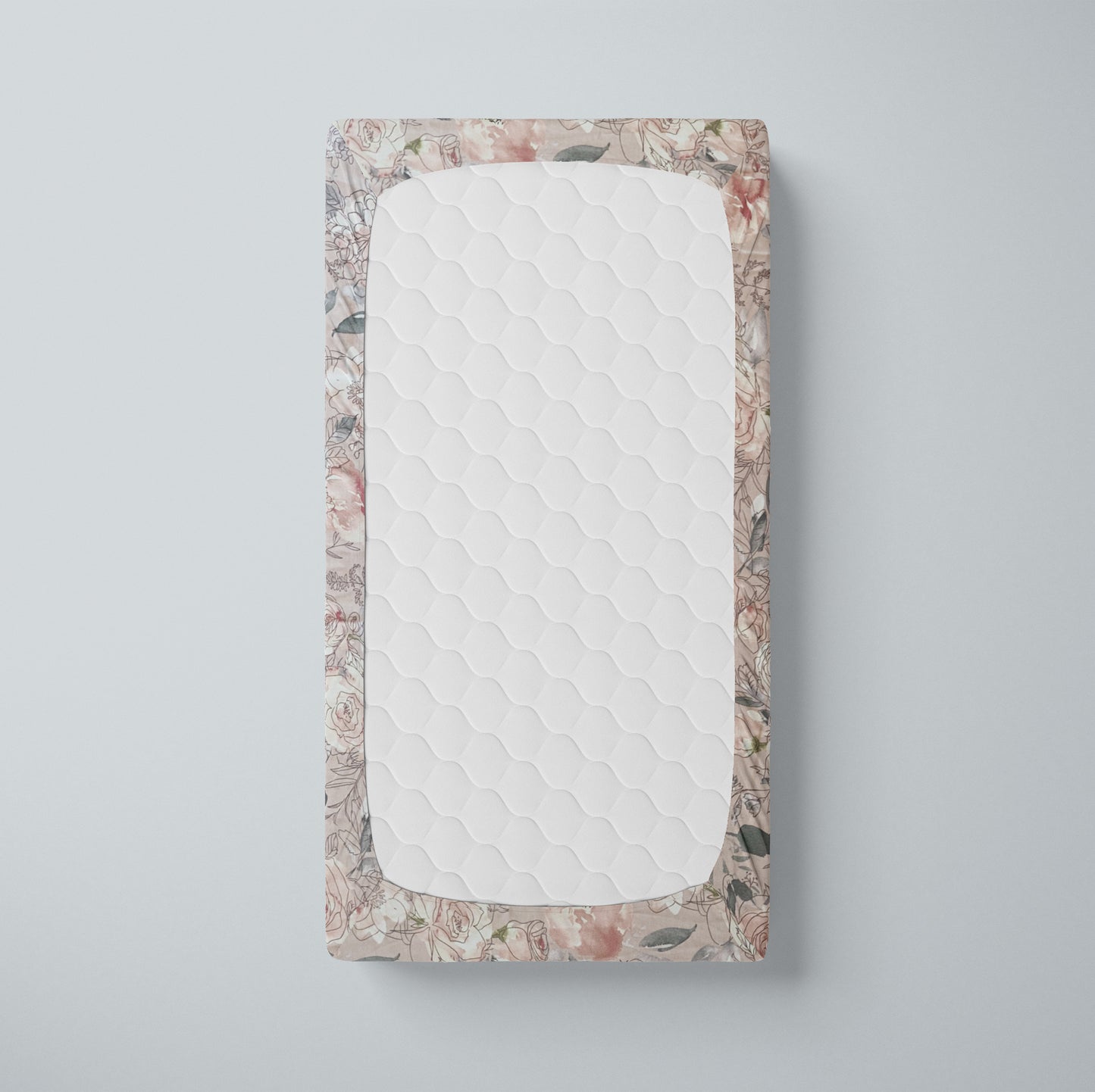 Crib Sheet | Pink Floral - One Kind Clothing, LLC