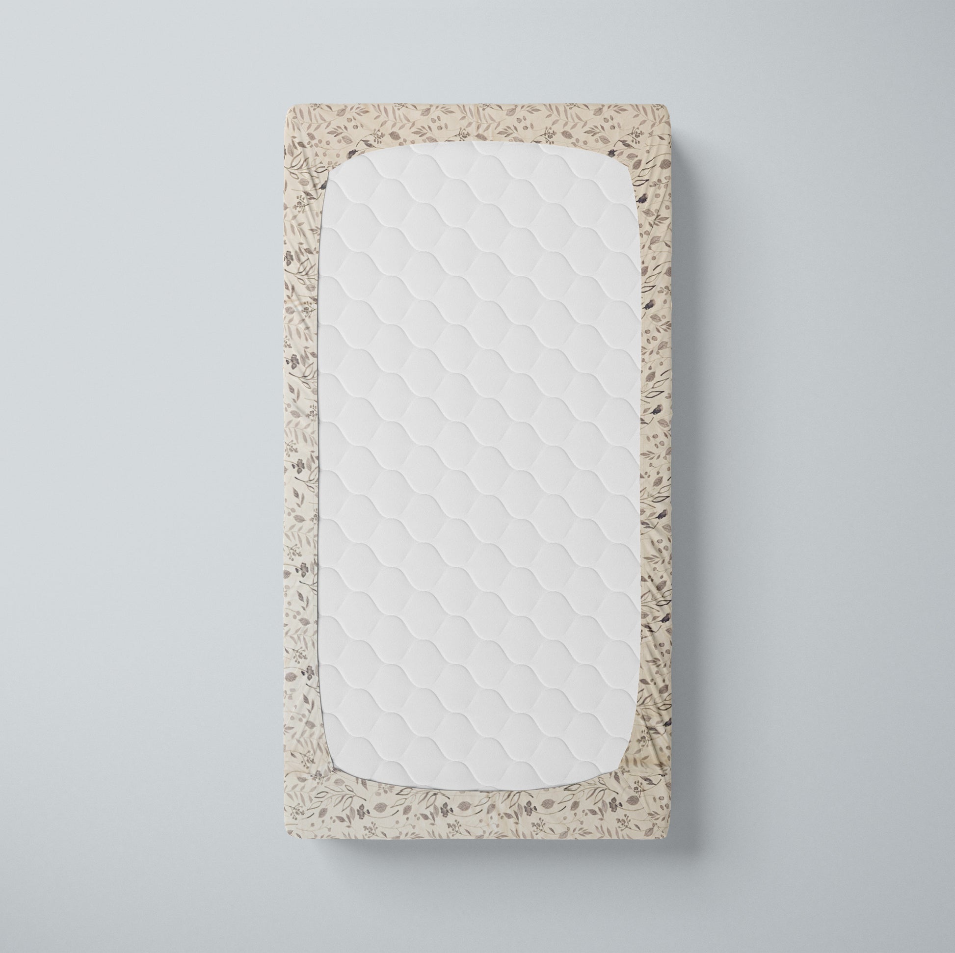Mini Crib / Pack N Play Sheet | Yellow Floral - One Kind Clothing, LLC