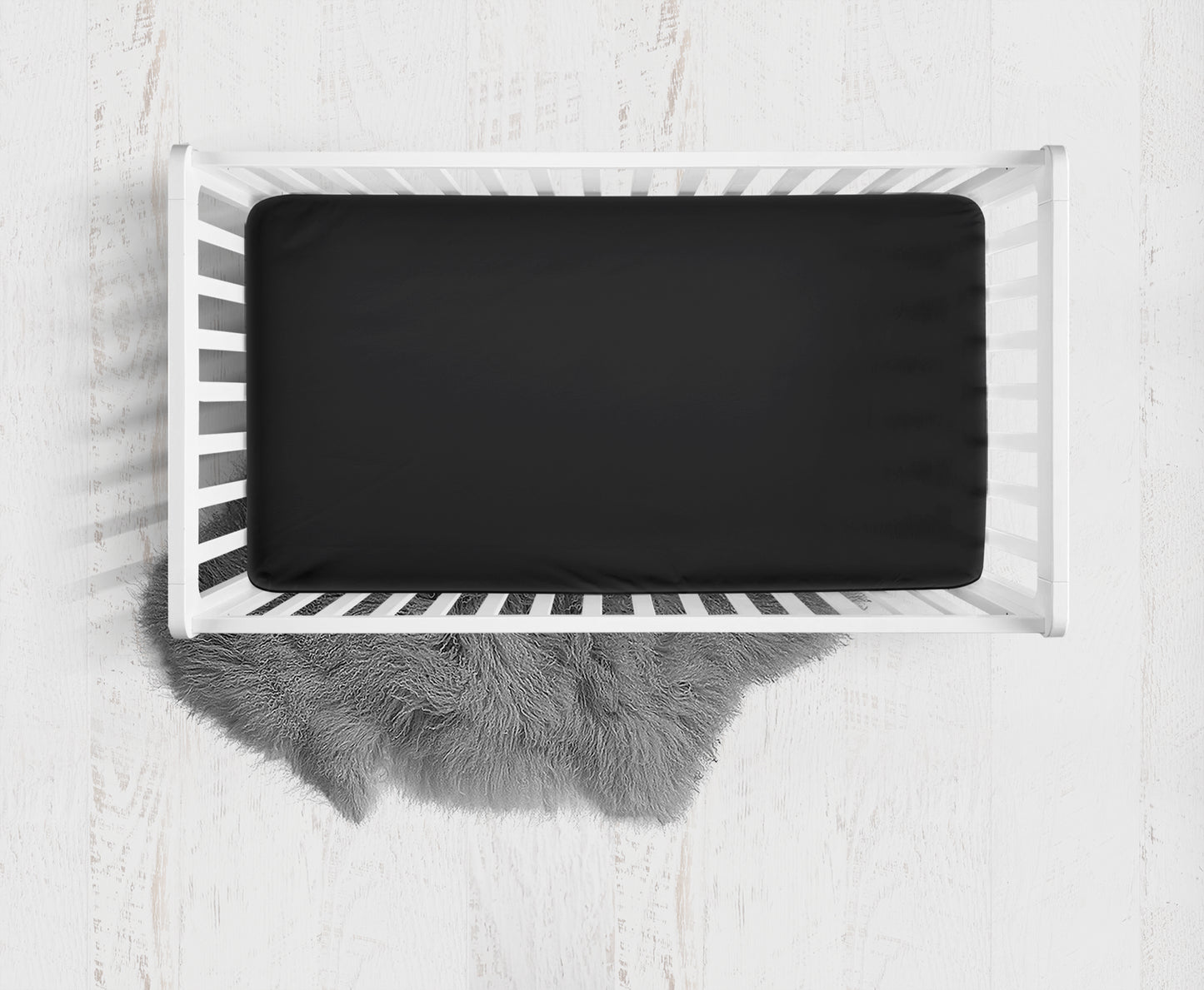 Crib Sheet | Black - One Kind Clothing, LLC