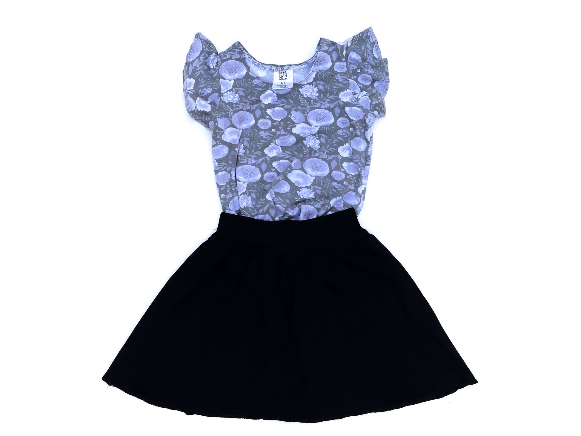Peplum Skirt | Black - One Kind Clothing, LLC