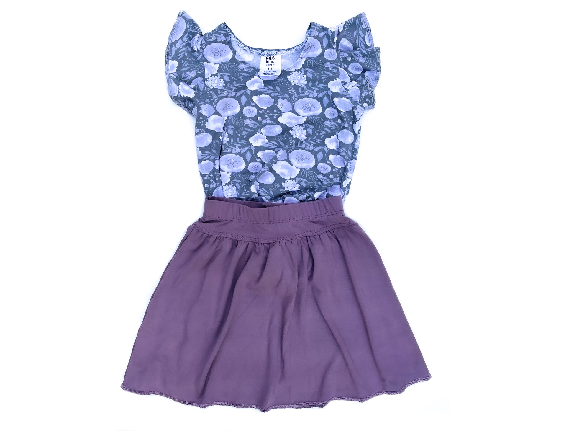 Peplum Skirt | Lavender - One Kind Clothing, LLC