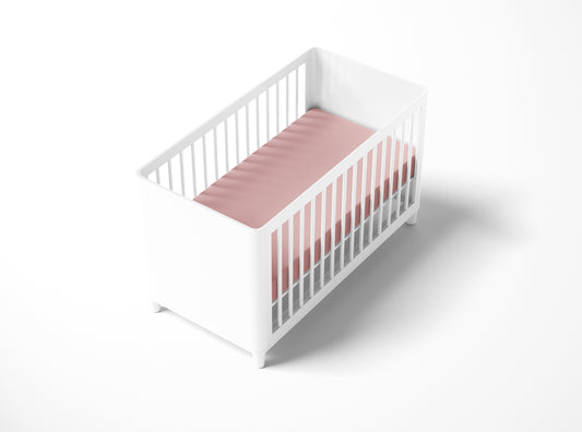 Mini Crib / Pack N Play Sheet | Dusty Pink - One Kind Clothing, LLC