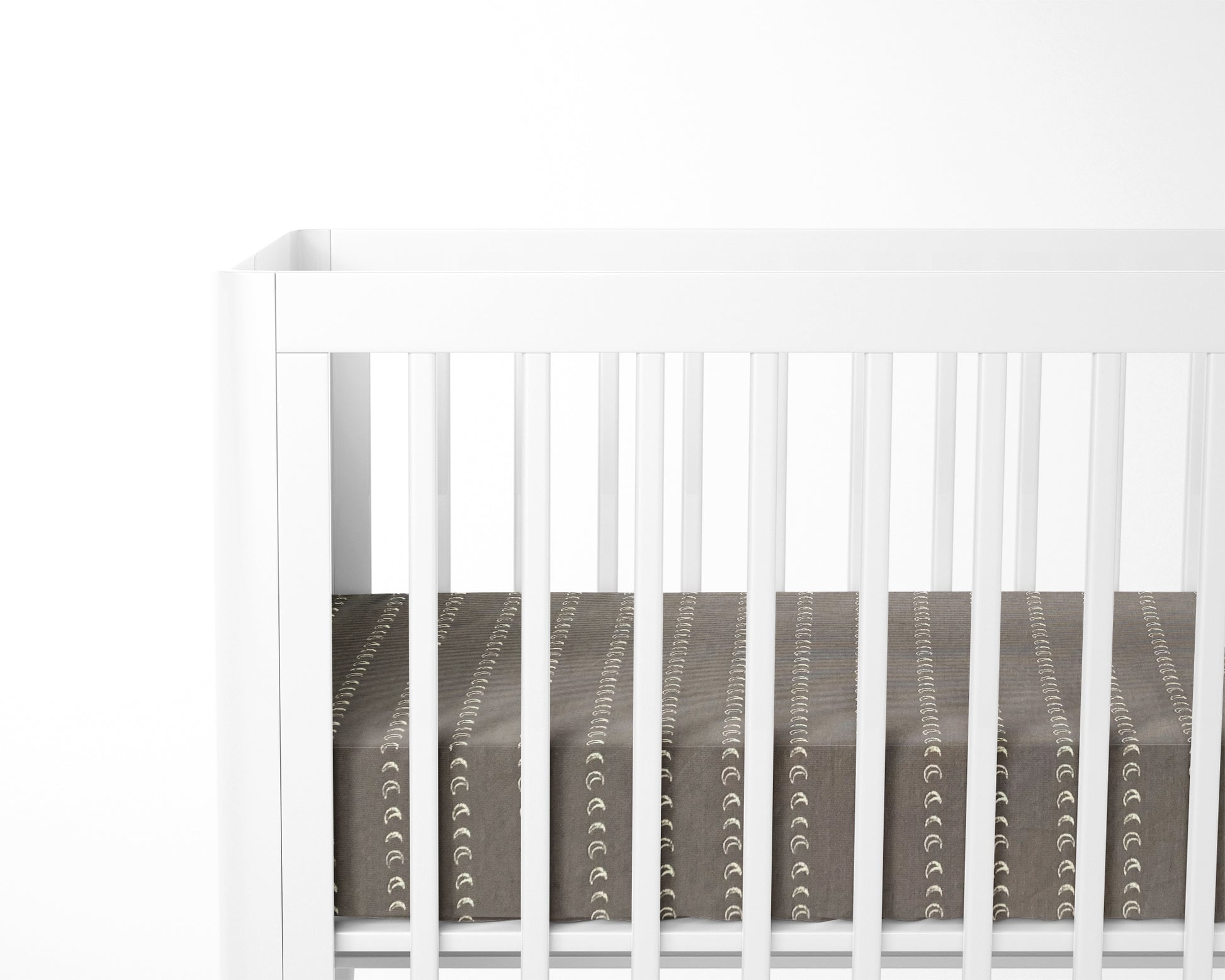 Mini Crib / Pack N Play Sheet | Moons - One Kind Clothing, LLC