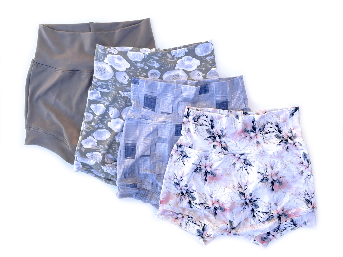 Kids Shorties | Blue Squares - One Kind Clothing, LLC