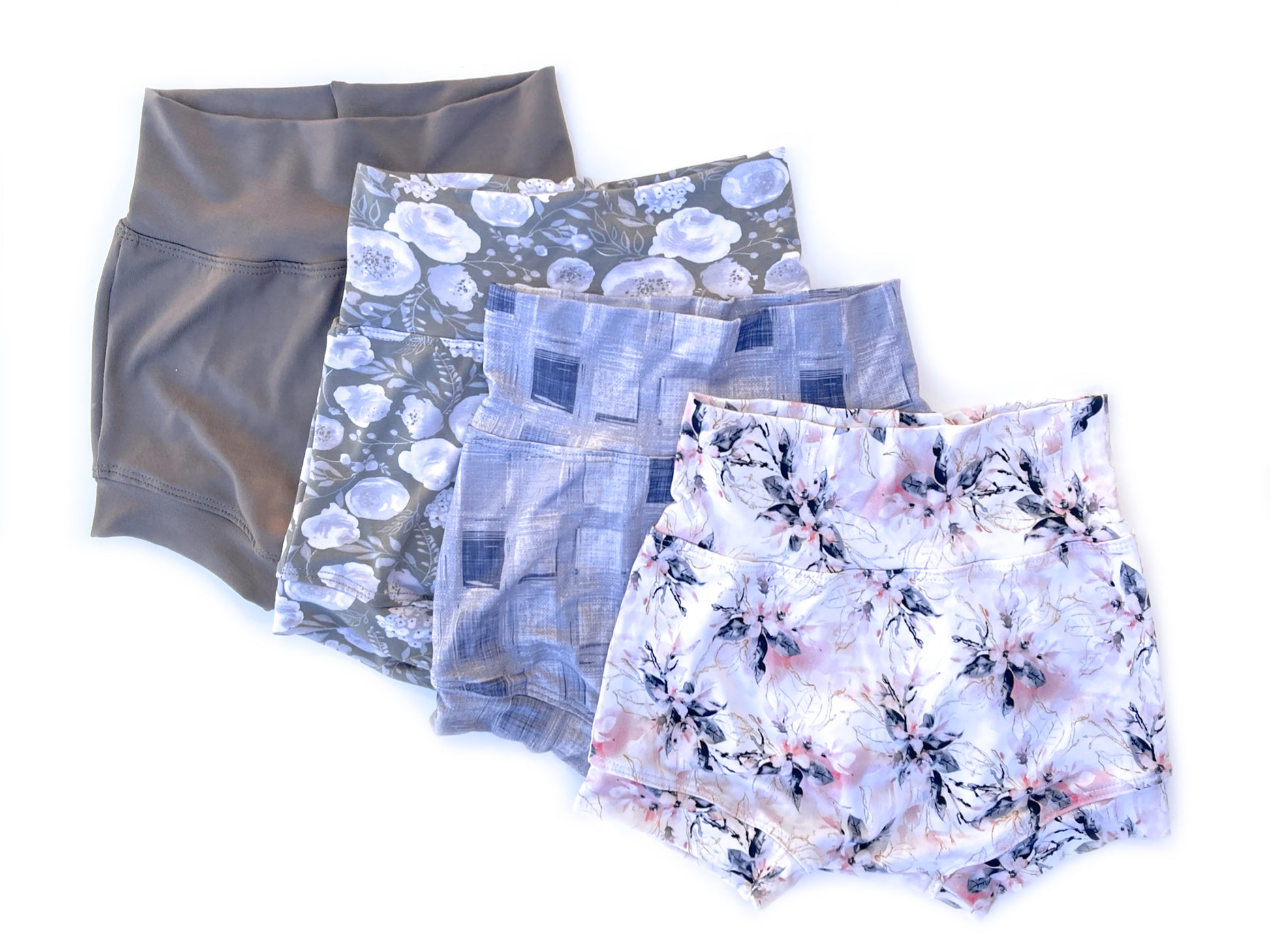 Kids Shorties | Blue Squares - One Kind Clothing, LLC