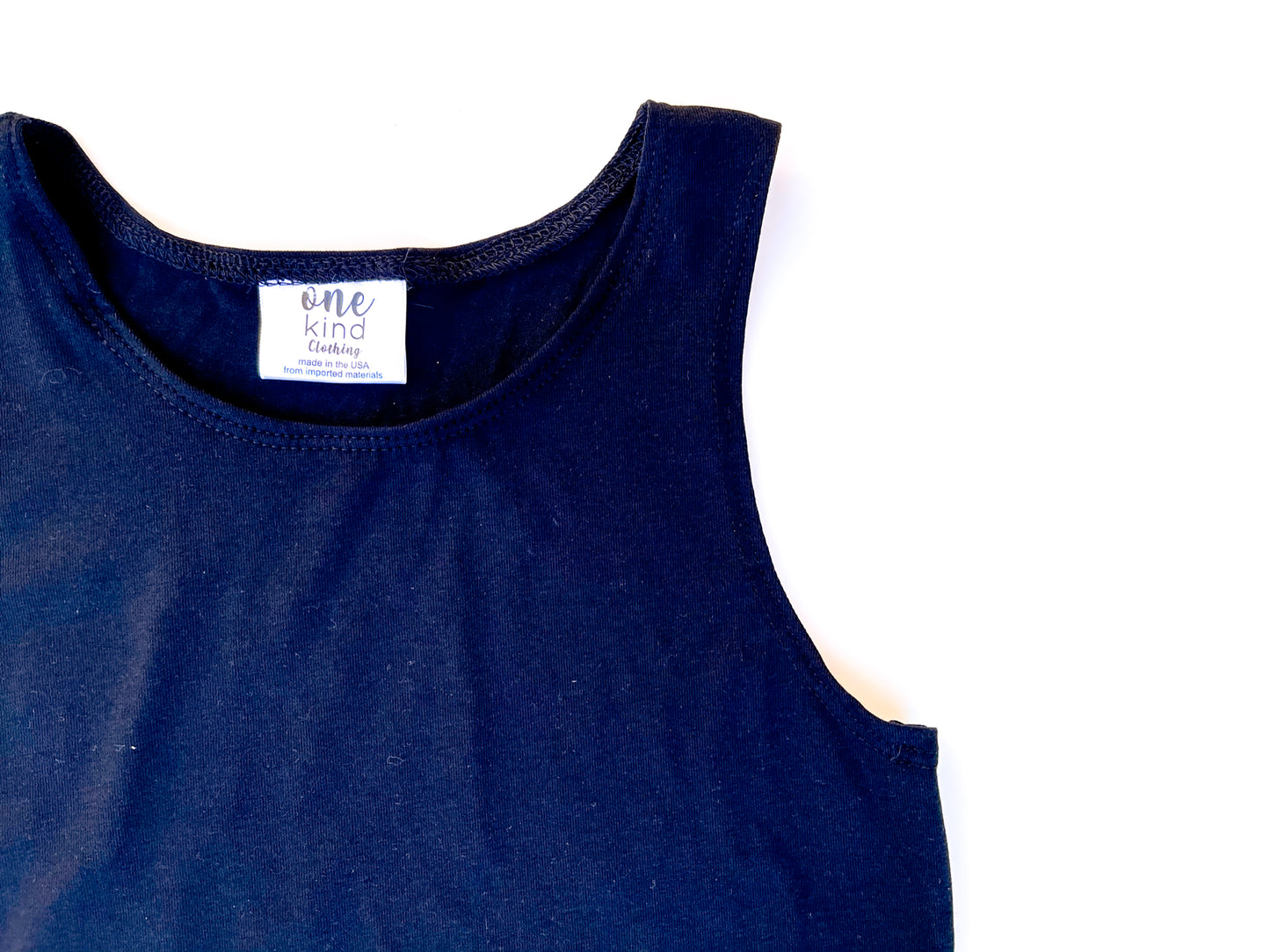 Slouchy Tank | Black - One Kind Clothing, LLC