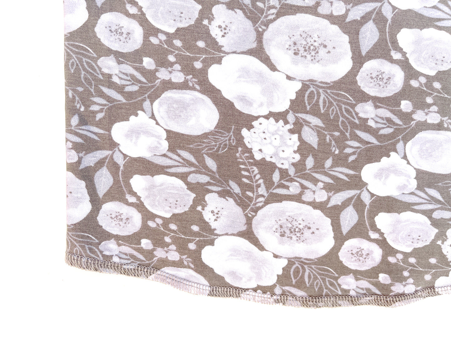 Slouchy Tank | Gray Floral - One Kind Clothing, LLC