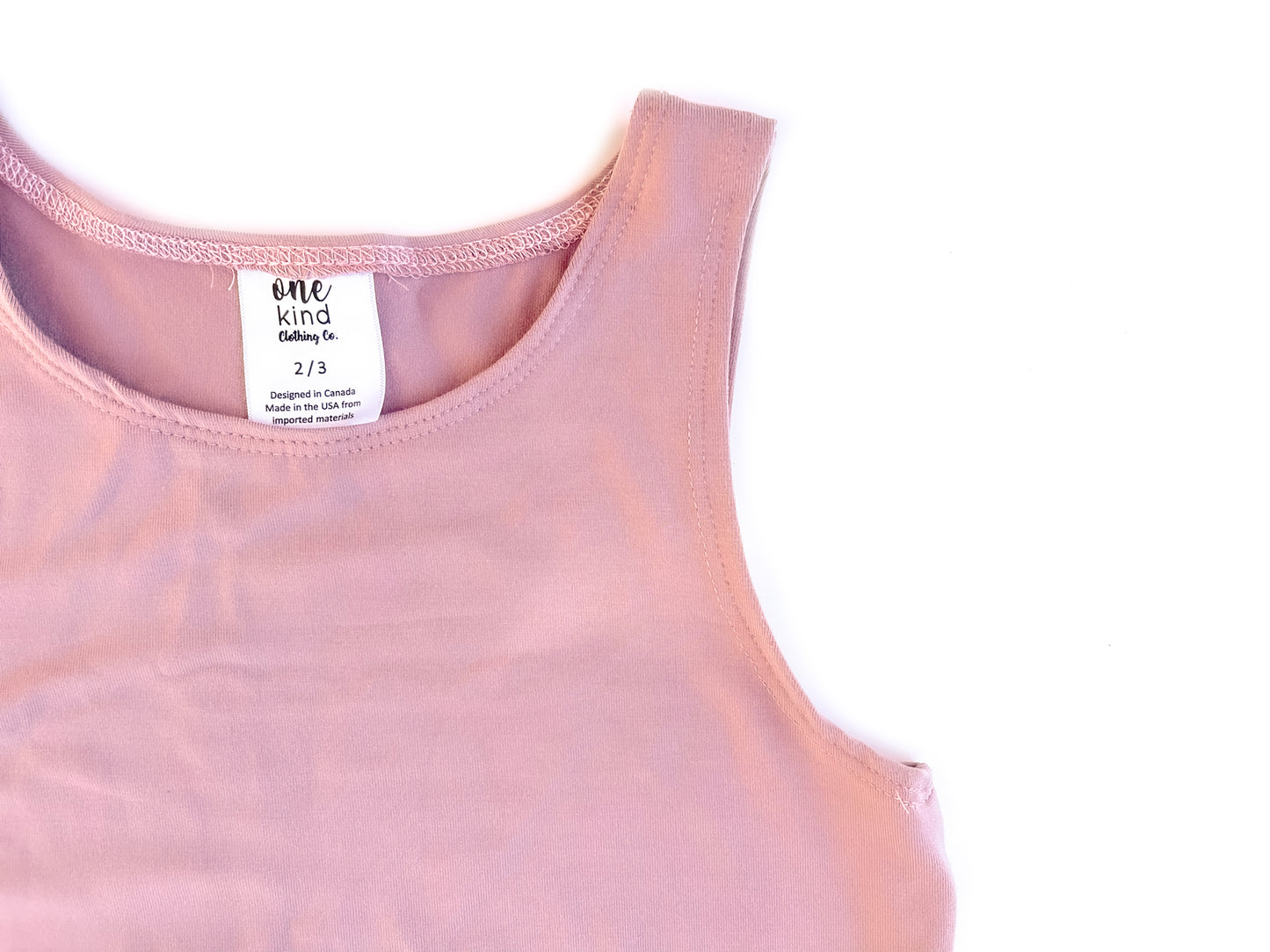 Slouchy Tank | Dusty Pink - One Kind Clothing, LLC