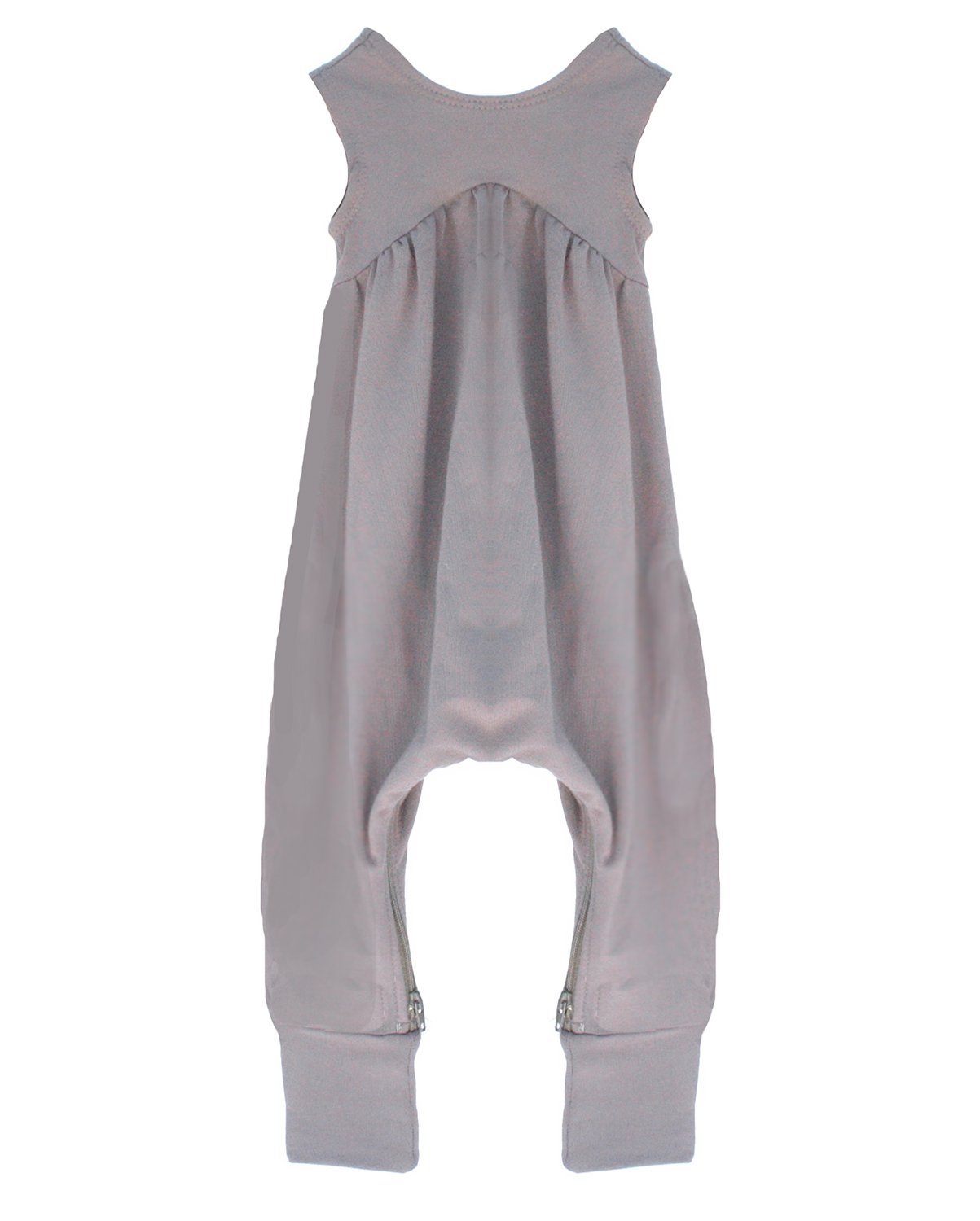 Girls Tank Harem Zipper Romper - One Kind Clothing, LLC