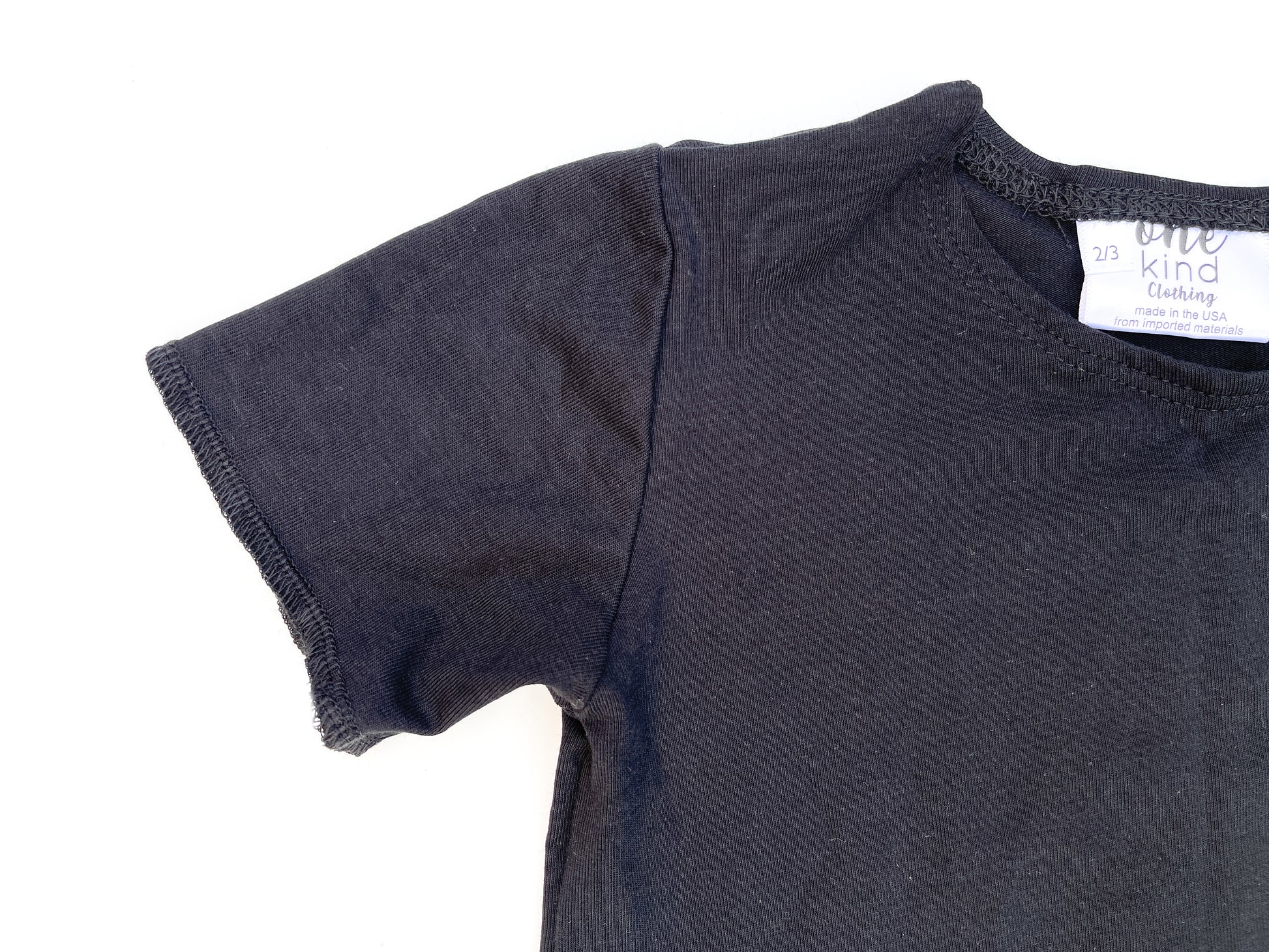 Slouchy Tee | Black - One Kind Clothing, LLC