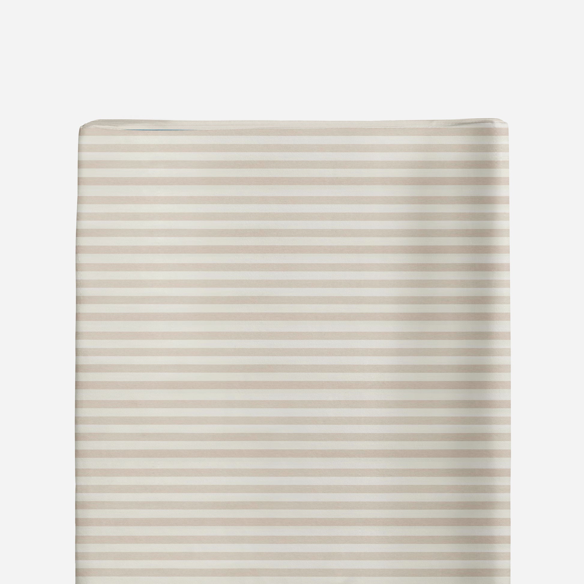 Changing Pad Cover | Tan Stripe - One Kind Clothing, LLC