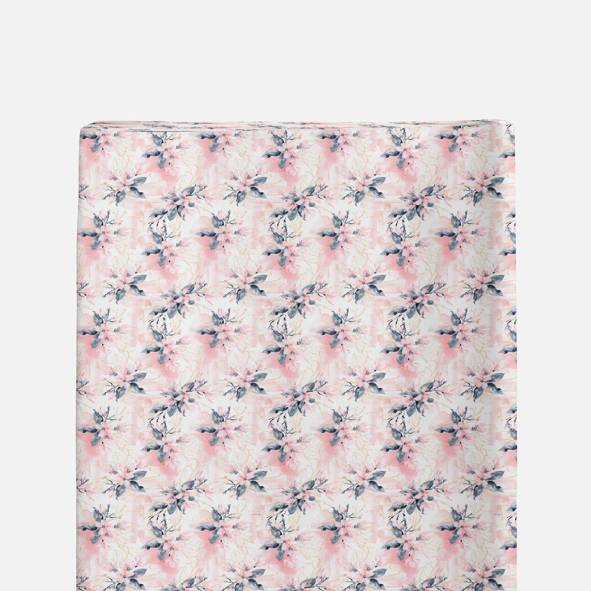 Changing Pad Cover | Pink and White Floral - One Kind Clothing, LLC