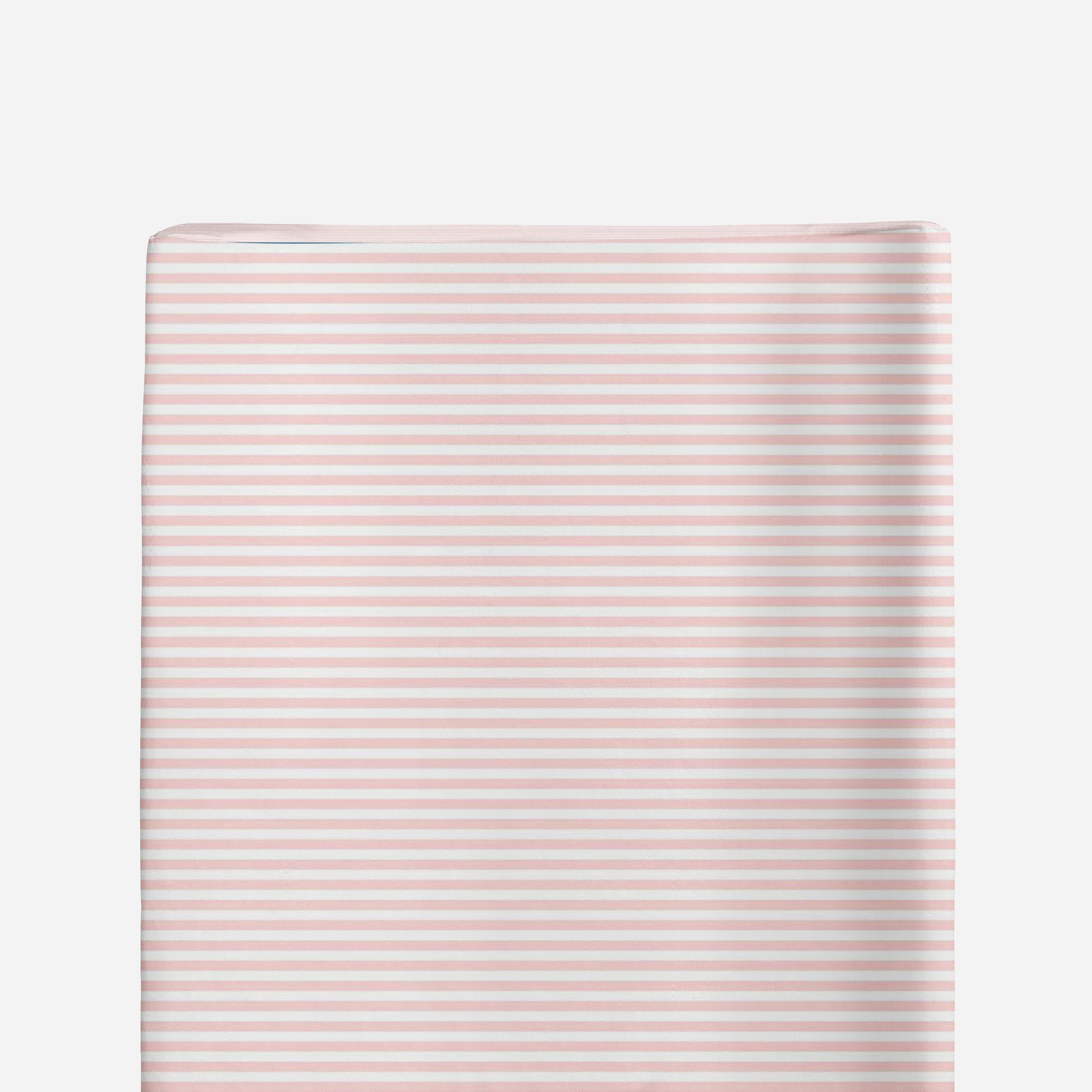 Changing Pad Cover | Pink Stripe - One Kind Clothing, LLC