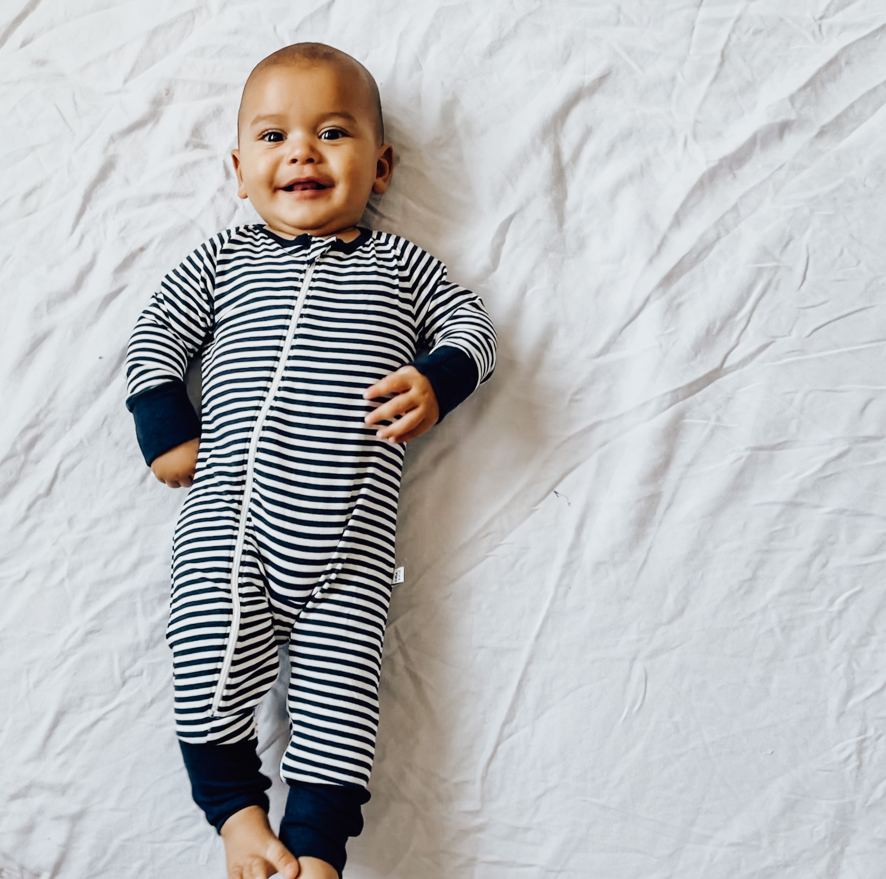 Bamboo 2024 zipper onesie