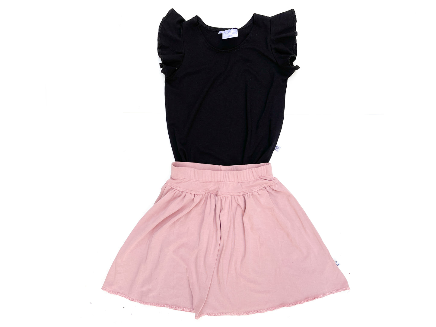 Peplum Skirt | Dusty Pink - One Kind Clothing, LLC
