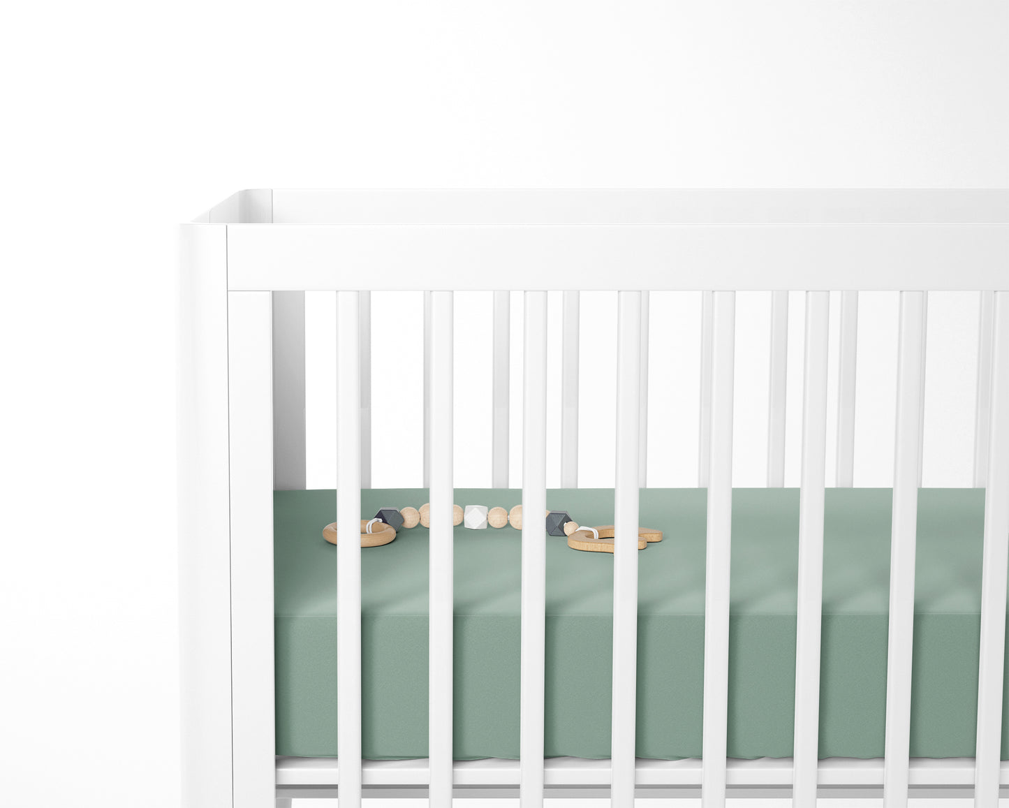 Mini Crib / Pack N Play Sheet | Eucalyptus - One Kind Clothing, LLC