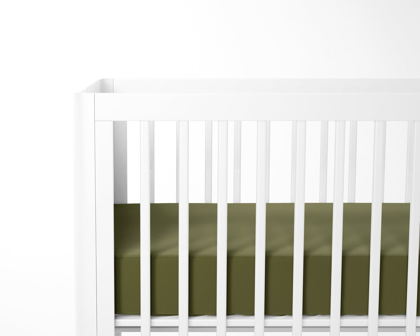 Mini Crib / Pack N Play Sheet | Olive - One Kind Clothing, LLC