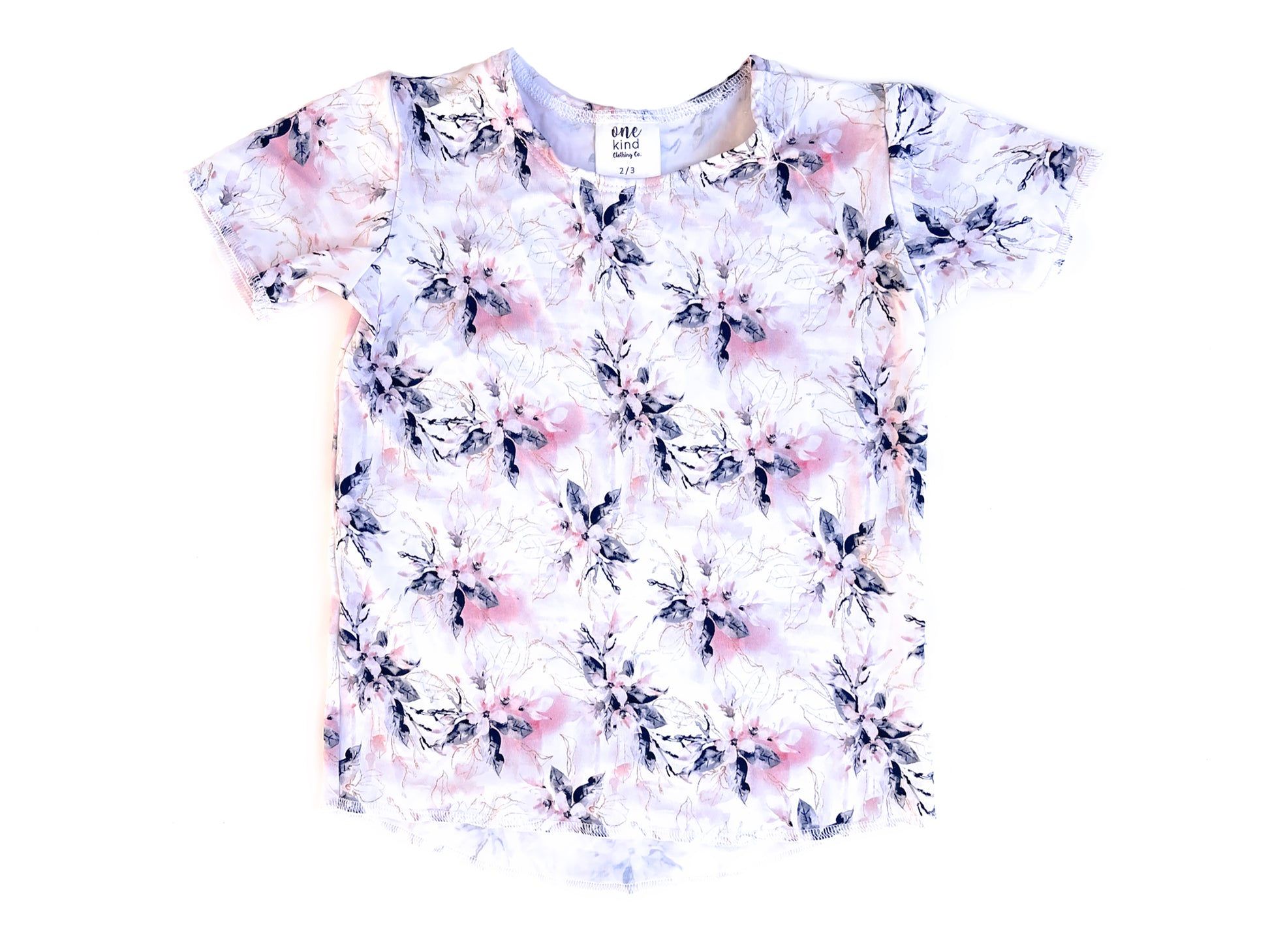Slouchy Tee | Pink Floral - One Kind Clothing, LLC