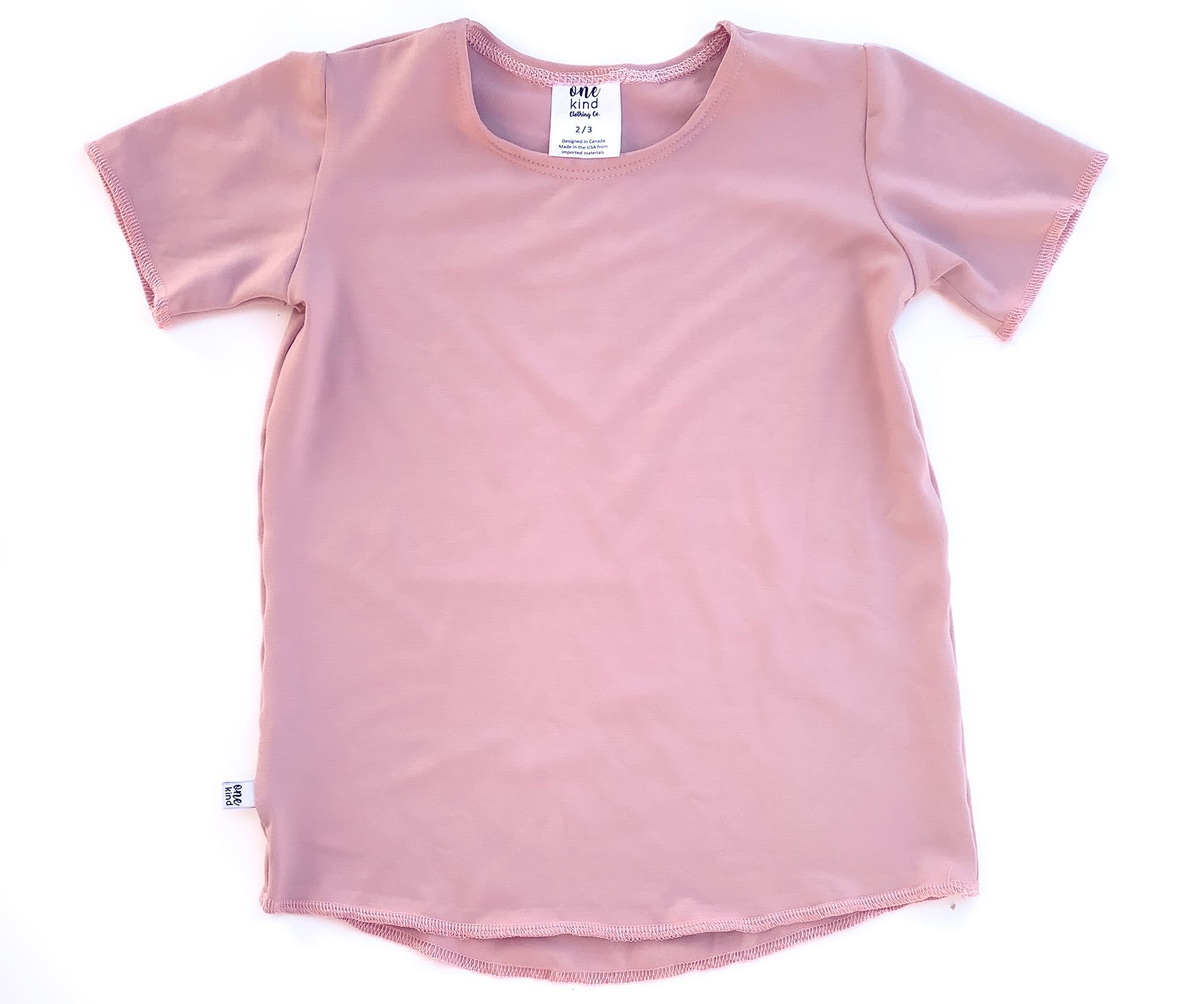 Slouchy Tee | Dusty Pink - One Kind Clothing, LLC