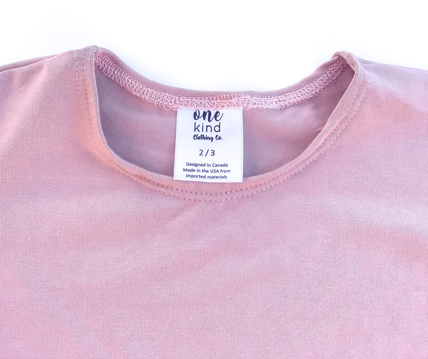 Slouchy Tee | Dusty Pink - One Kind Clothing, LLC