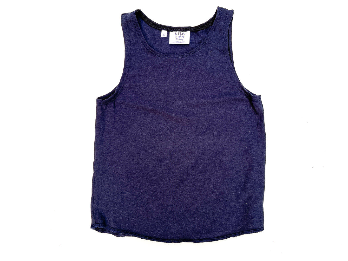 Slouchy Tank | Navy Blue - One Kind Clothing, LLC