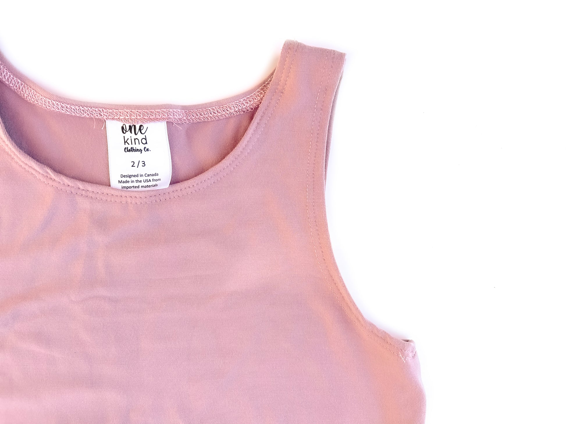 Slouchy Tank | Dusty Pink - One Kind Clothing, LLC